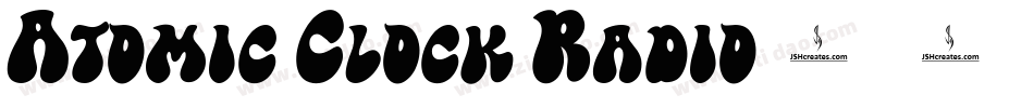 Atomic Clock Radio字体转换
